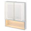 600mm W 700mm H Wall Mounted Required Frameless Medicine Cabinet Mirror Fixed