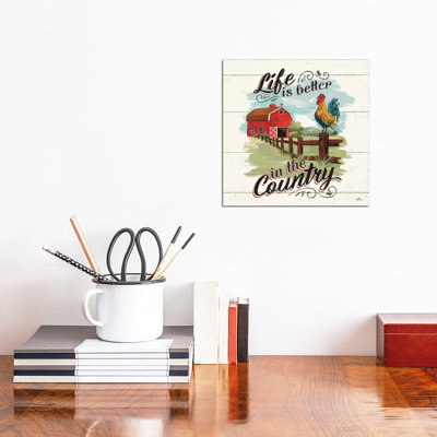 Farm Life III 1 Piece Wrapped Canvas Wall Art