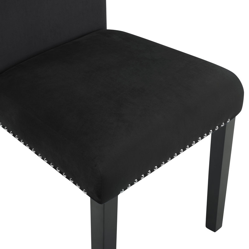 Boppery 6 - Person Dining Set, Black