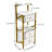 Arlian Beauty Salon Accent Cabinet Barber Station with 3 Drawer
