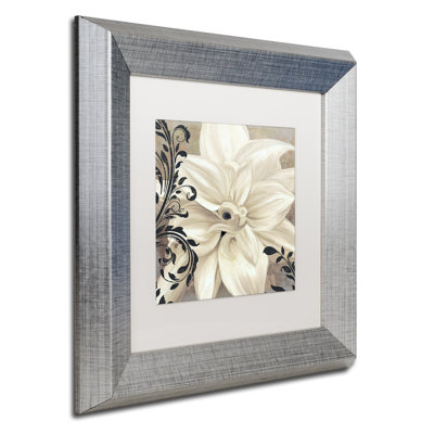 « winter white ii » par reproduction d’impression encadrée Jadaya