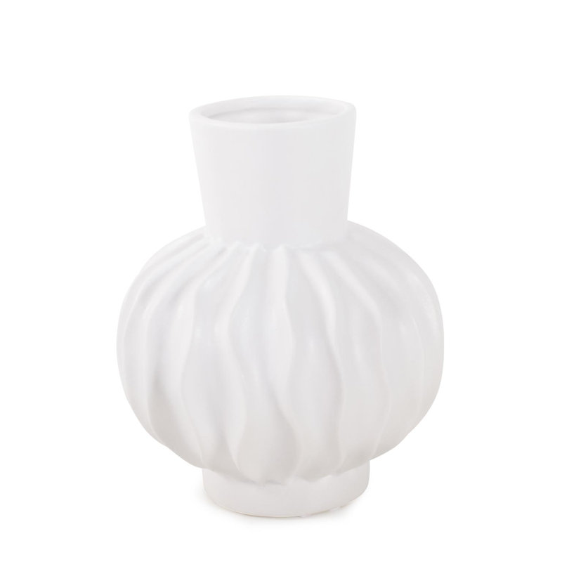 Hammontree Bulbous Abstract Vase- Small