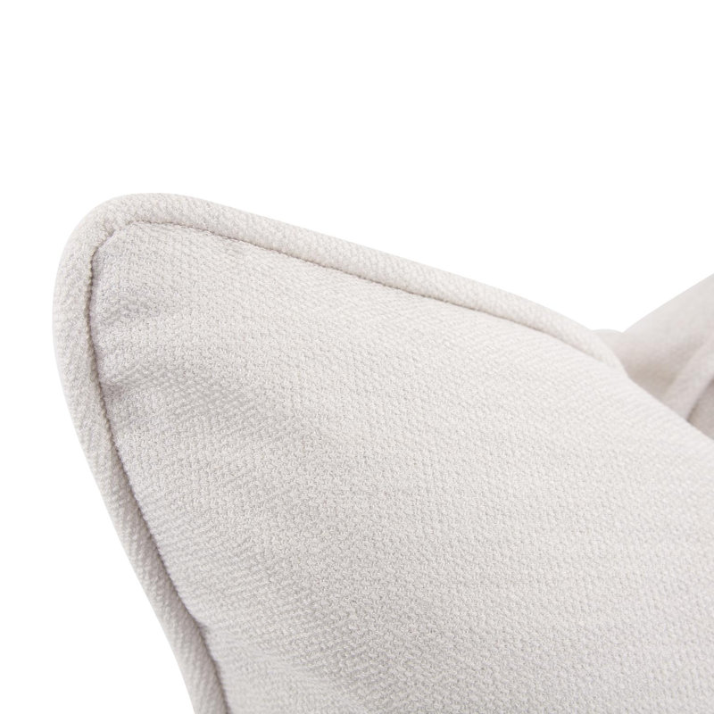 Coussin d'extérieur Driftwood - Poly Insert, Carré H 20 po x l 20 po, Crème, crème