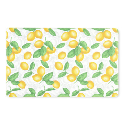 Martha Stewart Bloomfield Lots Of Lemons Anti-Fatigue Kitchen Mat