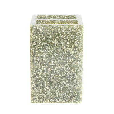 Porte-brosses à dents lumineux avec strass Sparkles Home | Idéal pour le comptoir de salle de bain