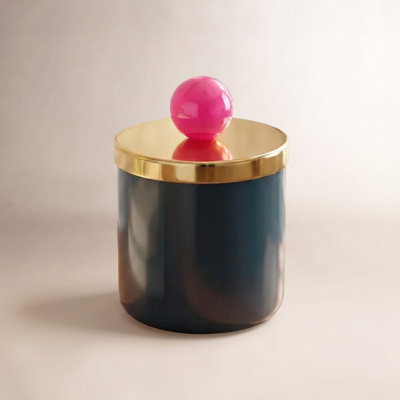 Candle Couturier, Curtain Up, Sm, Lidded Scented Candle