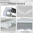 Ounsuny Manual Retractable Patio Awning Sun Shade Canopy w/ Crank Handle-112933891-112933894-112933890