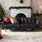 Reiana Twin 76.8'' Faux Leather Convertible Sofa-1793561578