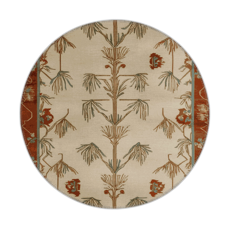 Tapis intérieur et extérieur ArtDeco, Rond 5 pi