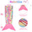 Couverture pour fille avec sirène, sac de couchage sirène, idée cadeau pour fille-1489615194