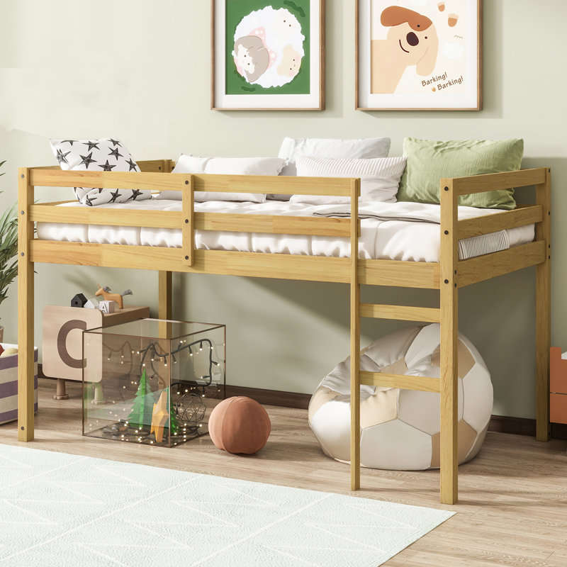 Lit mezzanine simple Orrtanna par Harriet Bee, Simple, Naturel