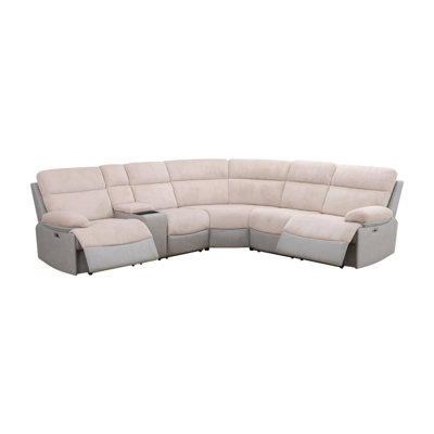 3-Piece Fabric Multifunctional Power Reclining Sectional Sofa Set
