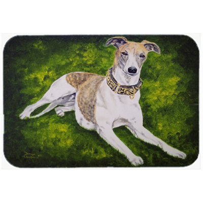 Caroline's Treasures Isabella Greyhound Glass Cutting Board
