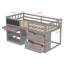 Lit simple avec tablettes Henadz-88065404