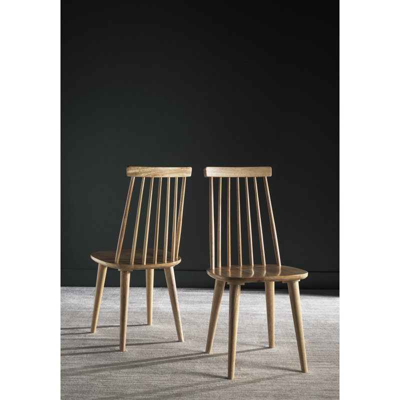 Arikara 44cm Solid Wood Spindle Side Chair, Natural