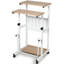 Bureau d'ordinateur mobile réglable en hauteur avec 2 modes