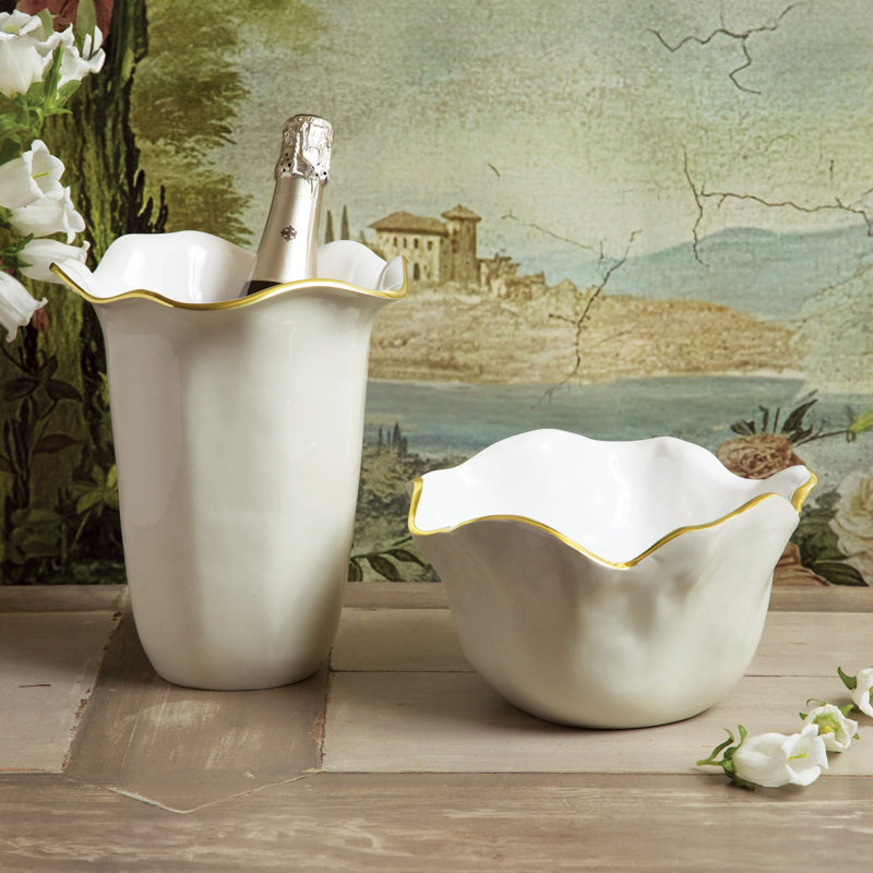 Encanto Ice Bucket, Camellia and White