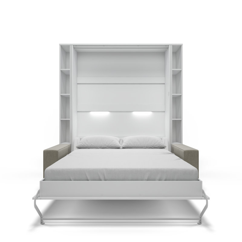Chambre Upholstered EU Double - 140 X 200 Cm Bed, White/Sand