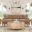 46" Round Burl Coffee Table-98296774
