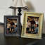 Cadre photo polyvalent 3 pièces or antique pour photos 8 po x 10 po et affichage mural et de table