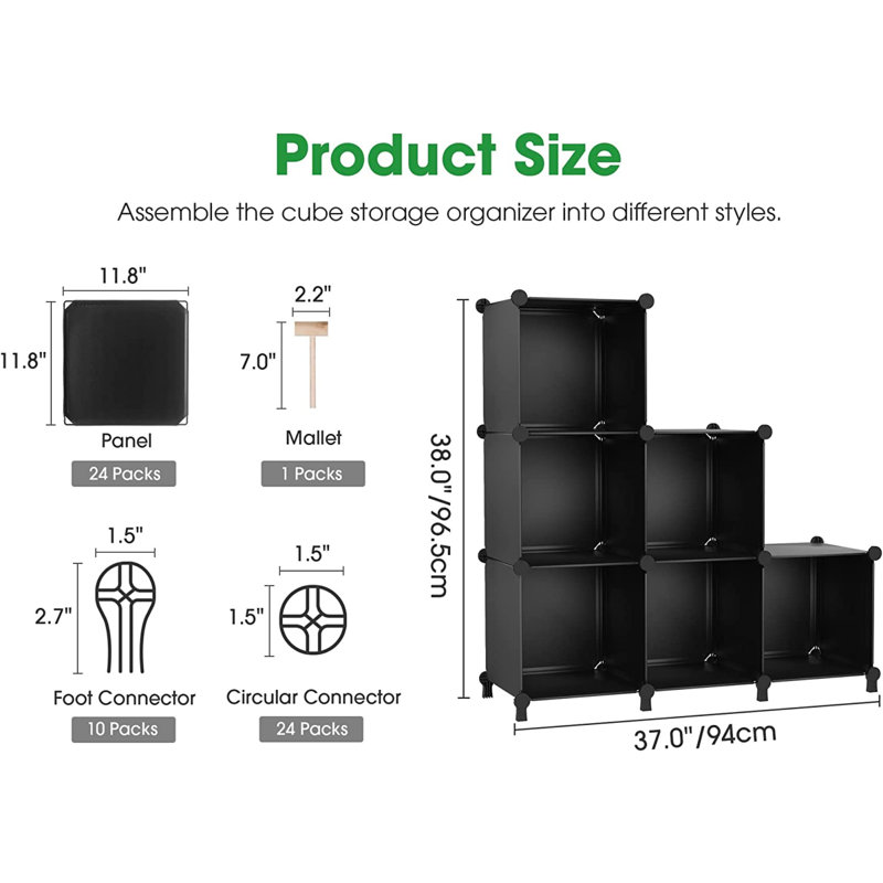 Ivri Bookcase, Black