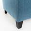 Rangement en tissu bleu avec structure stable et pieds en bouleau - Fabrication des pieds de l'accessoire de salon-1918098614