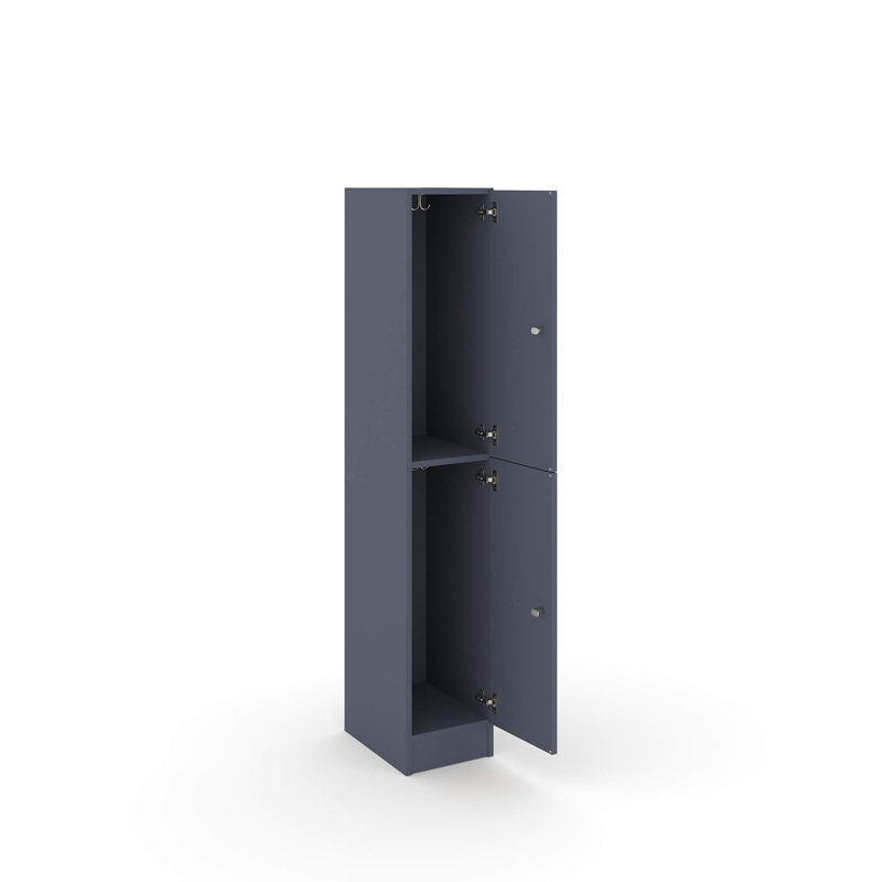 Armoire-penderie simple à deux compartiments avec porte, H 59 po x l 12,5 po x P 17 po, Tsunami