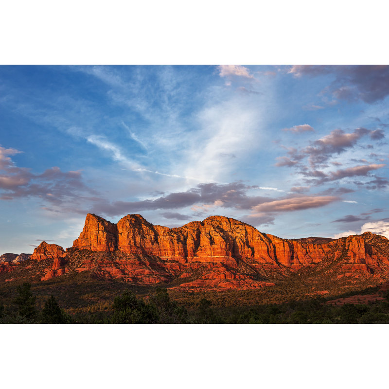 Arizona Red Rocks par Mdesigner125 - Photographie de toile tendue, H 12 po x l 18 po