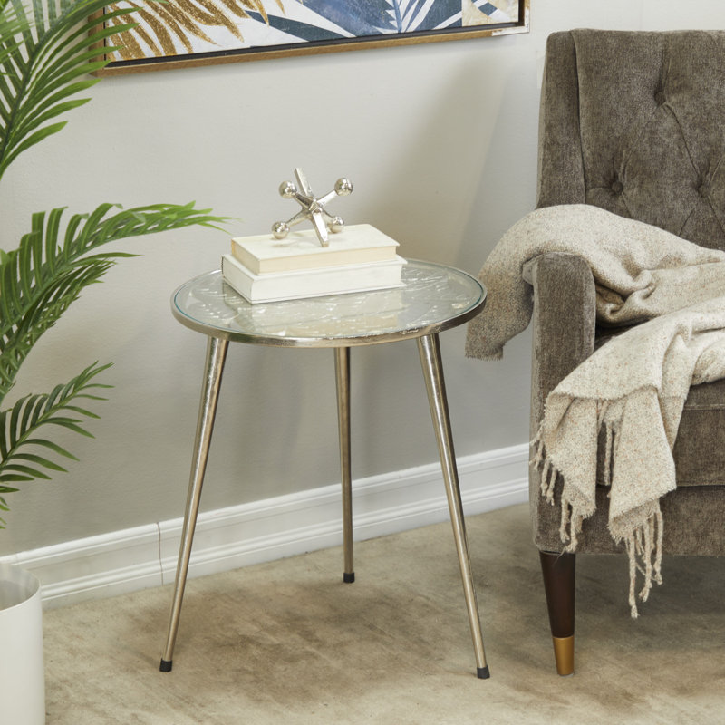Table de bout Ellyot, Argent