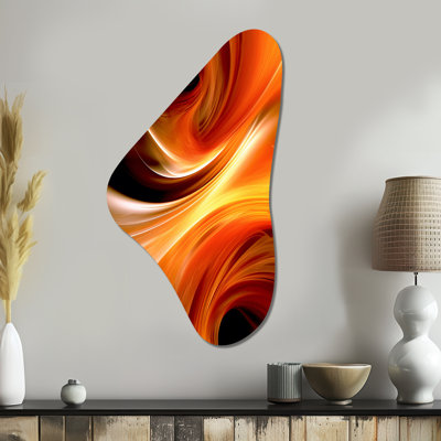 Crisbel - art mural fractal asymétrique, sculpture murale en métal de forme unique