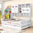 Talleyran Modern Wood Daybed with Trundle and Storage Shelves-1351460776-1351460783