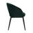 18'' H Velvet Upholstered Side Chair - Green-764373013