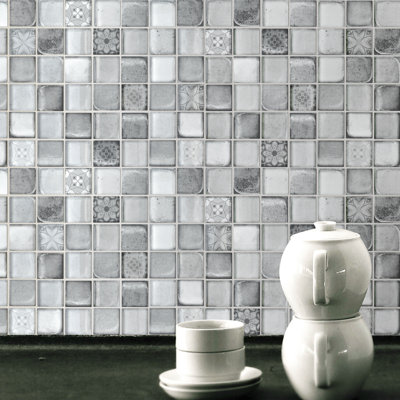 Carreau de mosaïque mural en mosaïque 2 po x 2 po Supreme