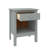 Elyria Nightstand Table 1 Drawer 18.70" with Solid Wood - Classic and Modern Bedroom by -96265433