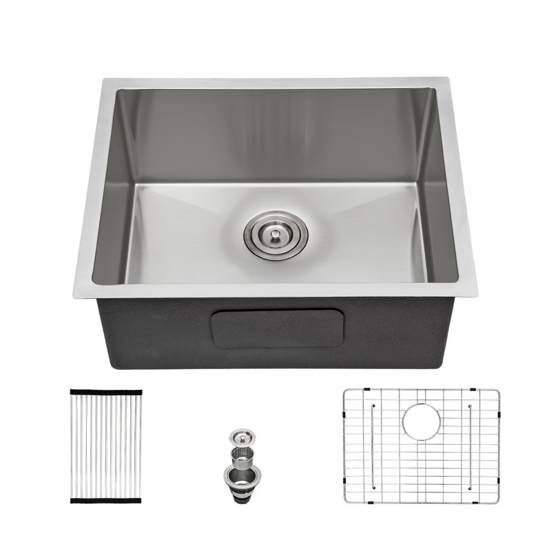 23'' L Single Bowl Stainless Steel Kitchen Sink