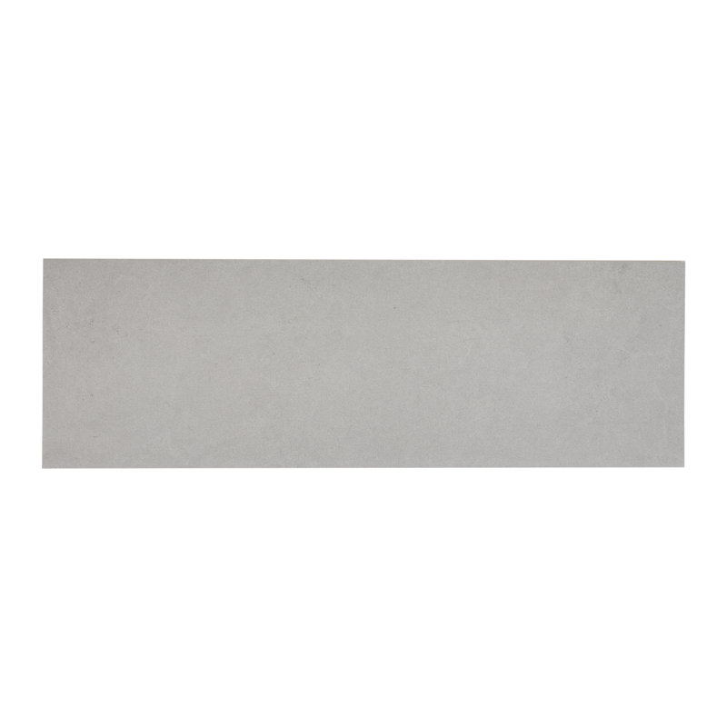 Carreau de mur et de sol en porcelaine aspect pierre 8 po x 24 po Rhetoric, Blanc Aristote