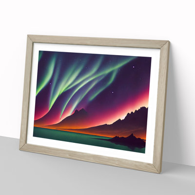 Animated Aurora Borealis - Single Picture Frame Print