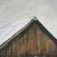 «Old Barn a Hand», reproduction d'art encadrée texturée-123515028-123515030