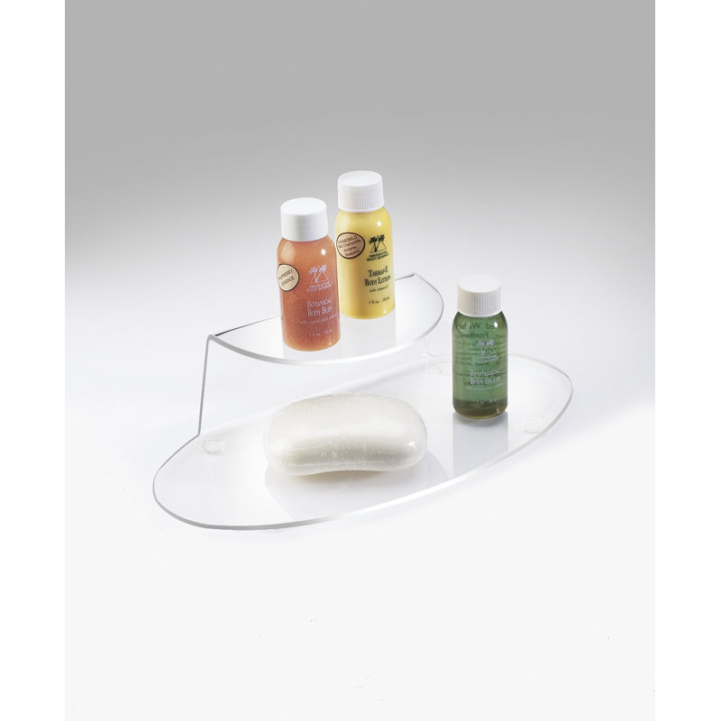 Clear Acrylic 1 Shelf Amenity Tray