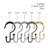 Steel Shower Curtain Hook
