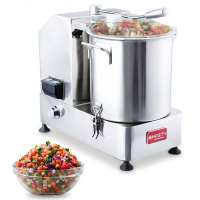 Hakka 12L Commercial Vegetable Cutter, 2000W Electric Food Processor With Limitless Speed Control