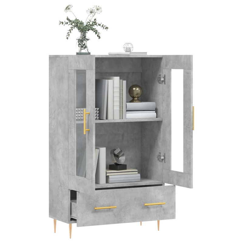 Ascalon 69.5cm Sideboard, Concrete Oak