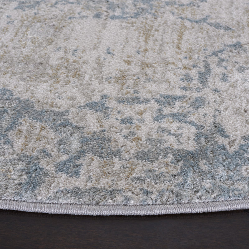 Valencia Performance Abstract Rug, Square 6'4"