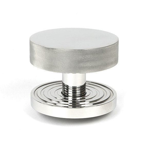 Brompton Single Dummy Door Knob , Polished Marine