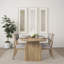 Chaise d'appoint rembourrée en bois massif Maine-554344291