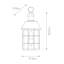 Weybridge 46.5cm H Outdoor Wall Lantern-9835258