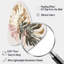 Or et blanc feuille de Philodendron II - art mural asymétrique en forme de chute florale-108158416