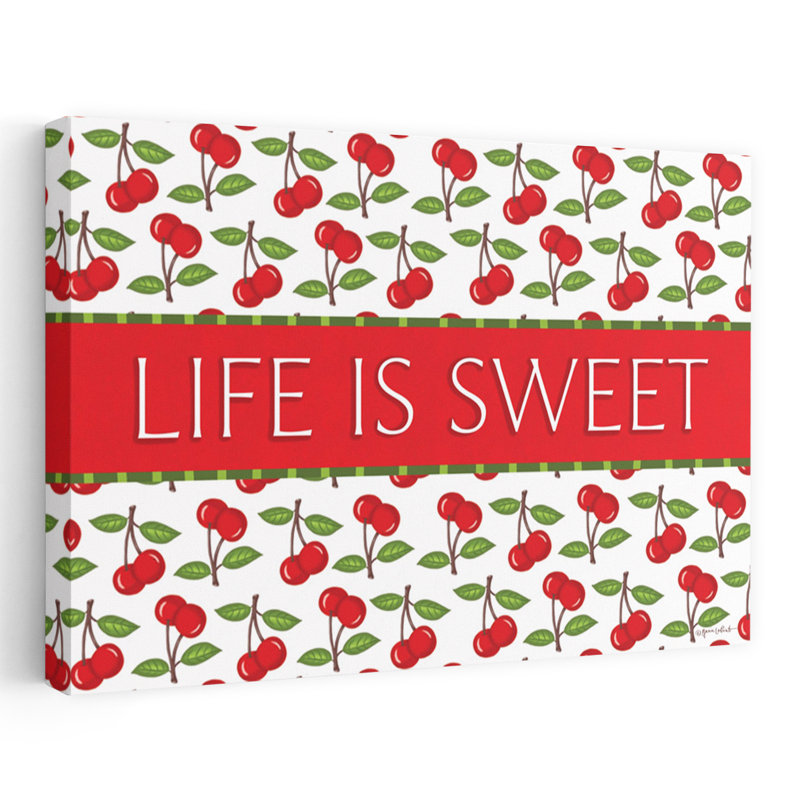 Life Is Sweet Cherries, H 16 po x l 24 po