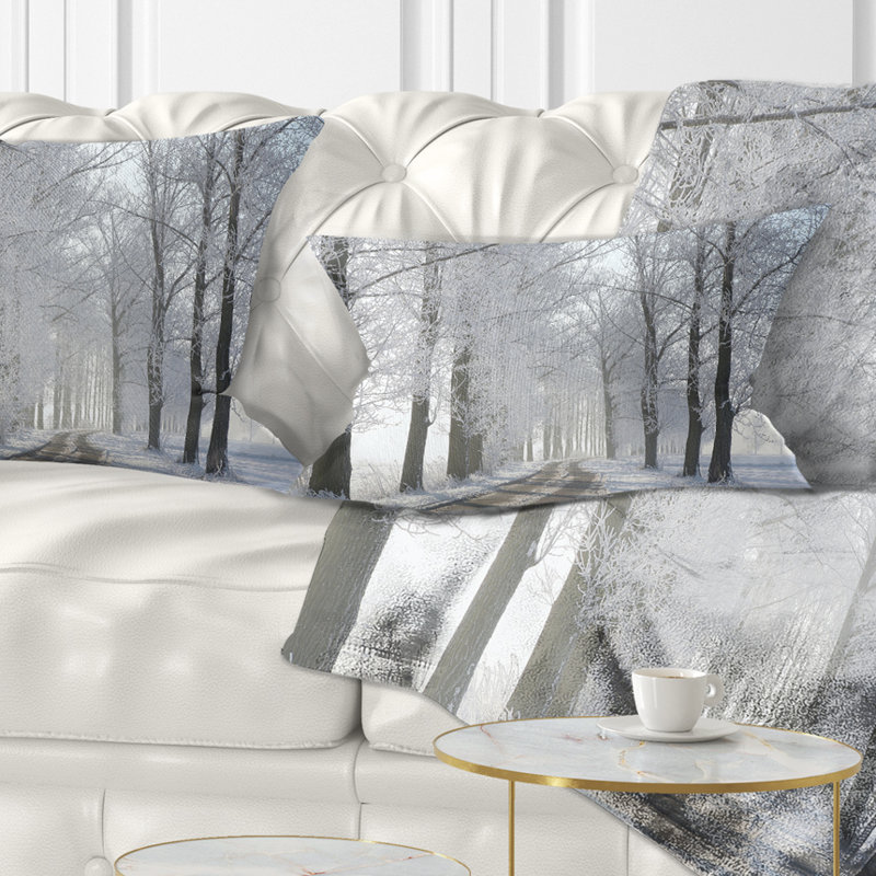Coussin lombaire de la forêt d’hiver