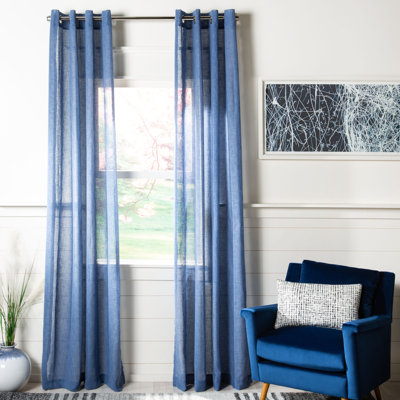 Moe Semi Sheer Curtain Single Panel